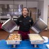 Director of Nutrition and Cooking Class Instrutor, Chef Ro prepared a deliciously delicious meal of teriyaki chicken and cauliflower rice.