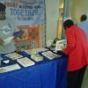 RANDAF, Inc. resource table during Senior Market Day at H.J.C. Bowden Senior Multipurpose Center.